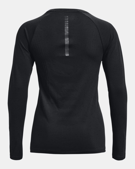 Camiseta de manga larga UA Seamless Run para mujer, Black, pdpMainDesktop image number 5